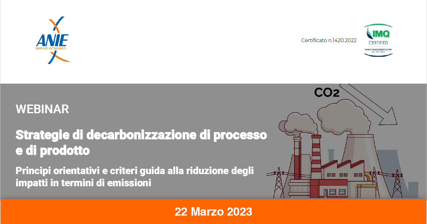 Strategie di decarbonizzazione di processo e di prodotto